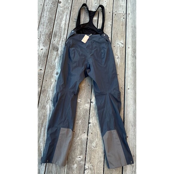 NWT! Patagonia Dual Aspect Bibs Men's S Alpine Climbing Recco Smolder Blue $399 - Picture 7 of 13